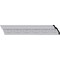 Ekena Millwork 2 1/2"H x 2 1/2"P x 3 5/8"F x 94 1/2"L, (2 1/2" Repeat), Butterfly Crown Moulding MLD02X02X03BT - alternate 1